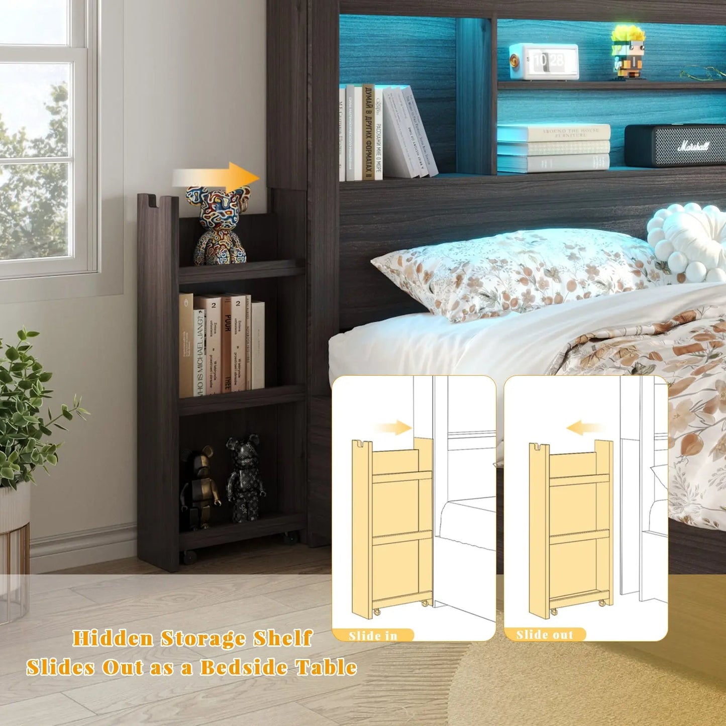 Cael Storage Bed Frame