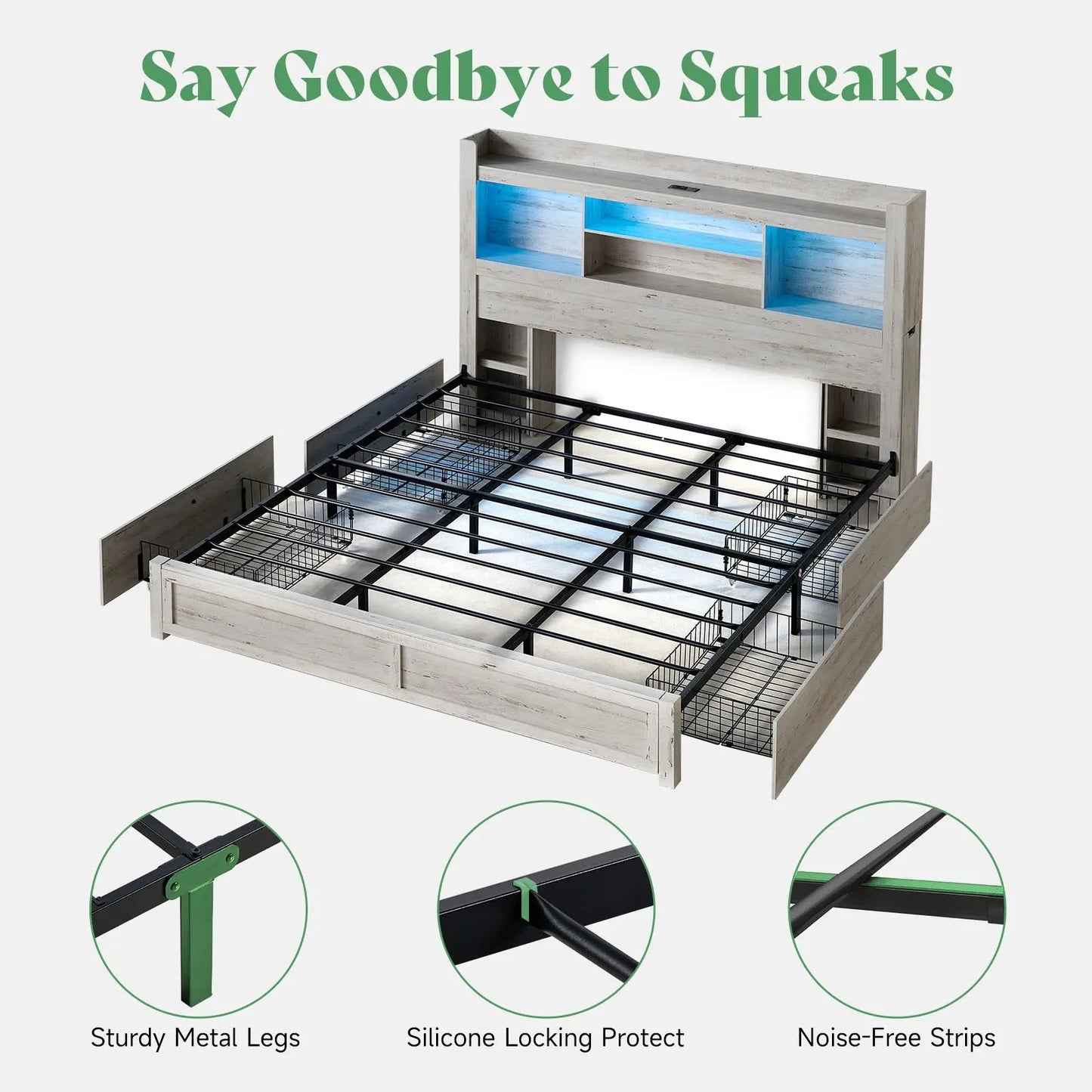 Cael Storage Bed Frame