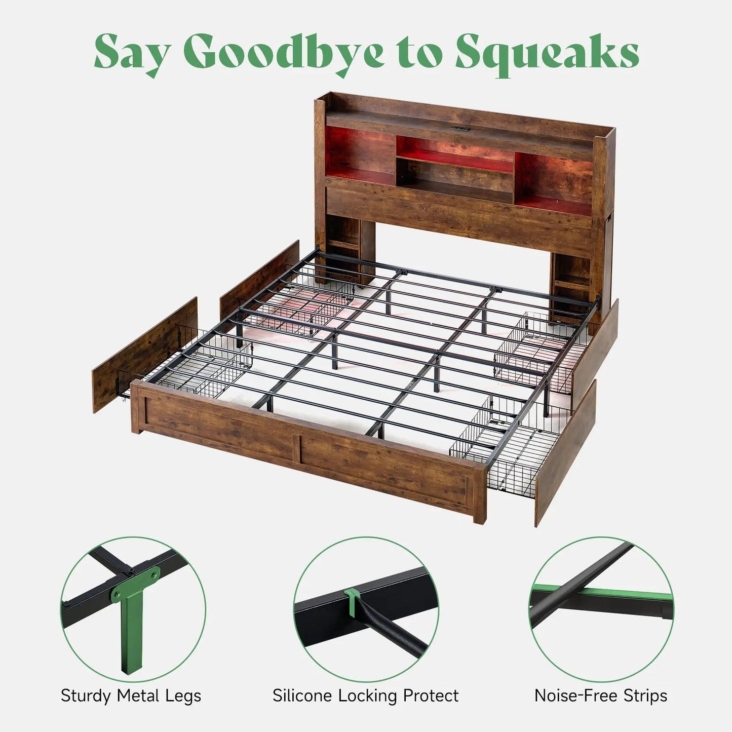 Cael Storage Bed Frame