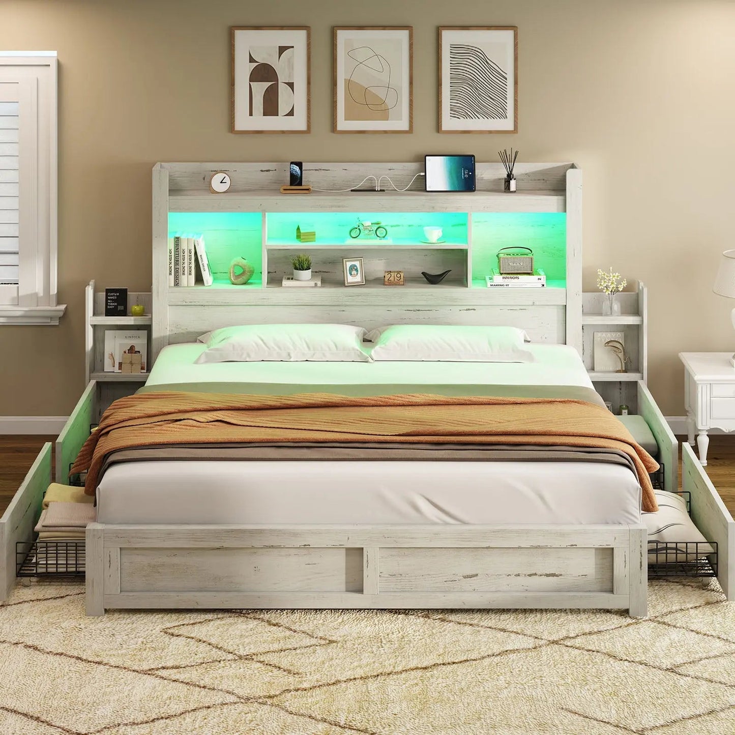 Cael Storage Bed Frame