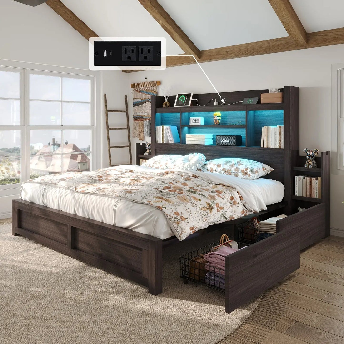 Cael Storage Bed Frame
