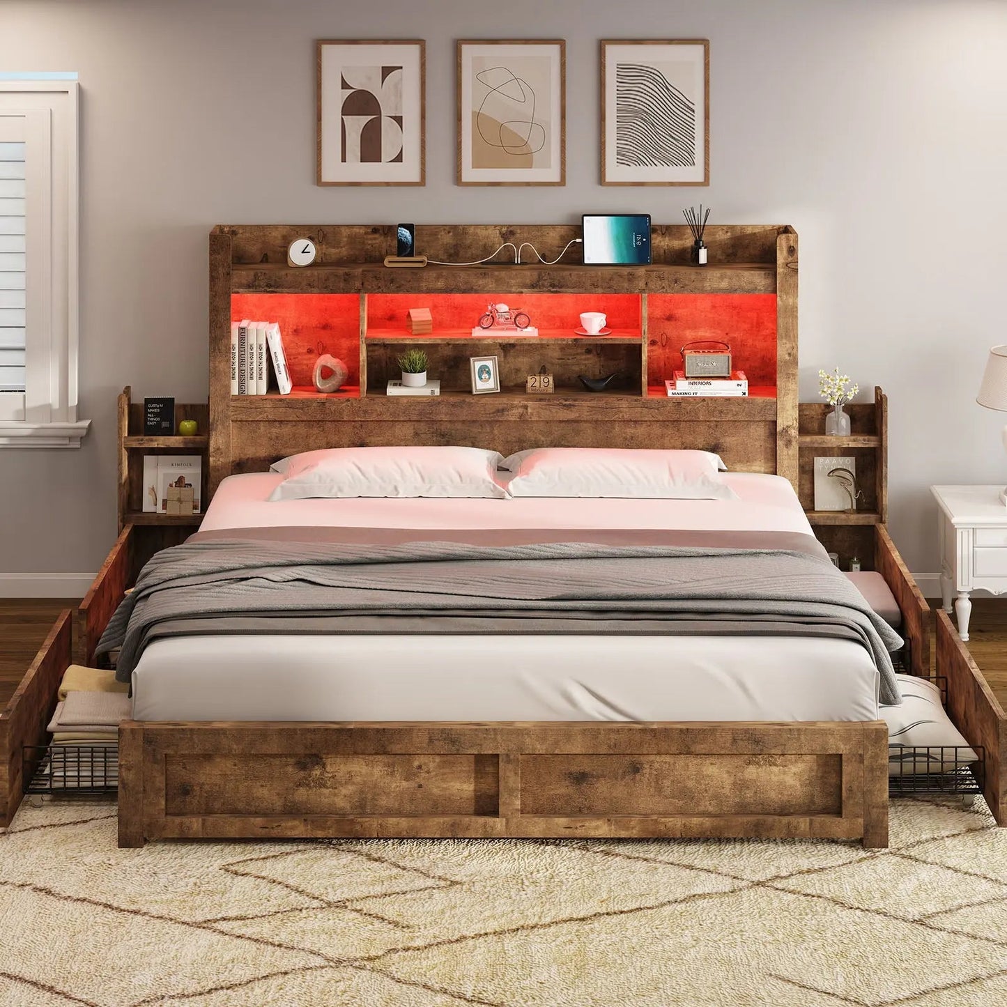 Cael Storage Bed Frame