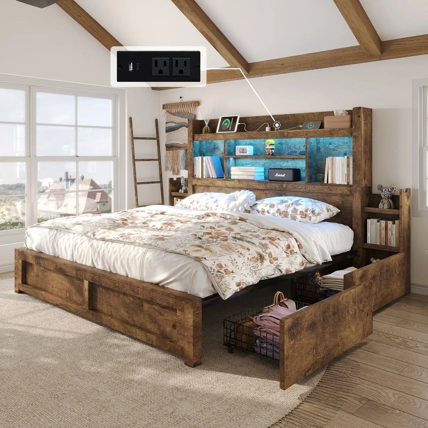 Cael Storage Bed Frame