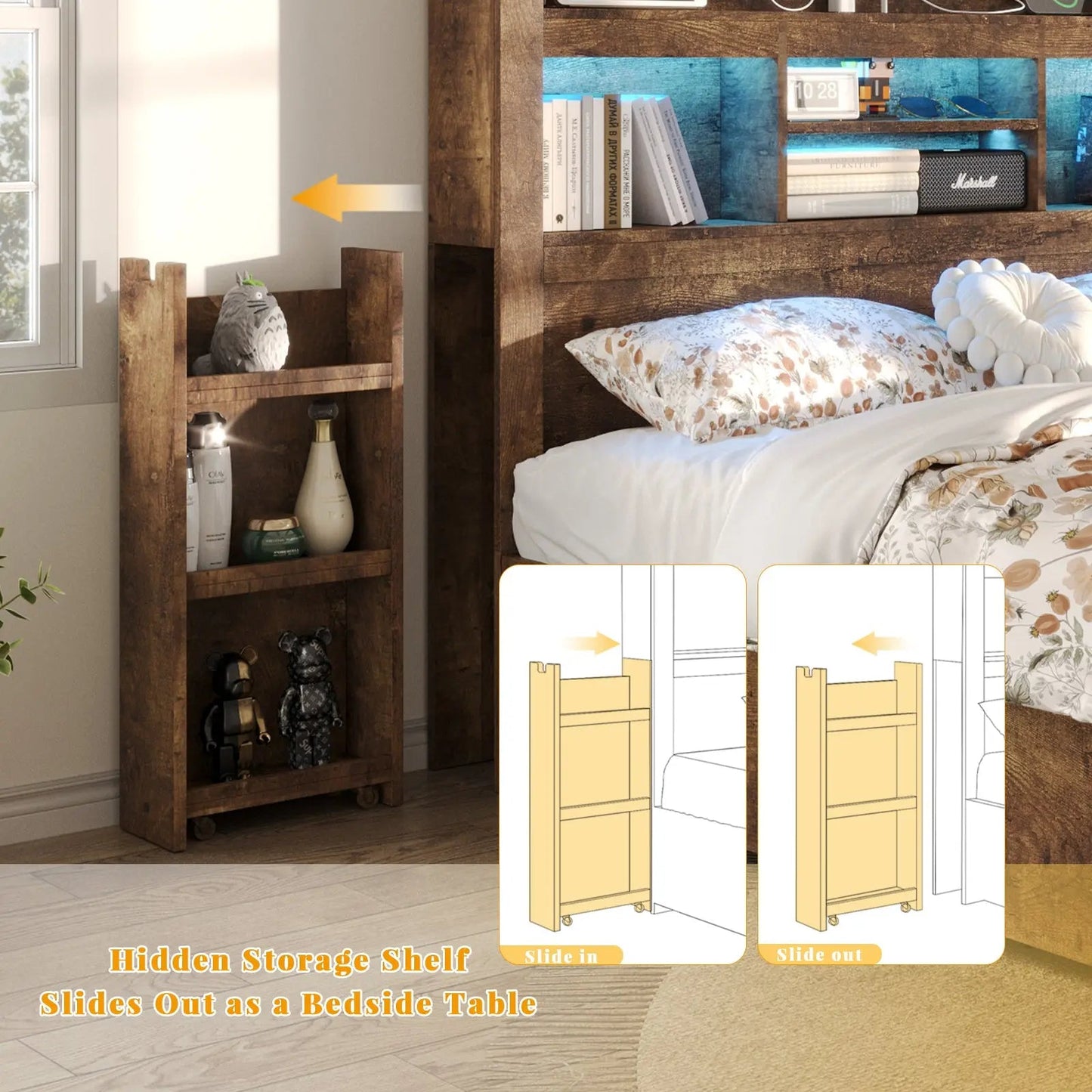 Cael Storage Bed Frame