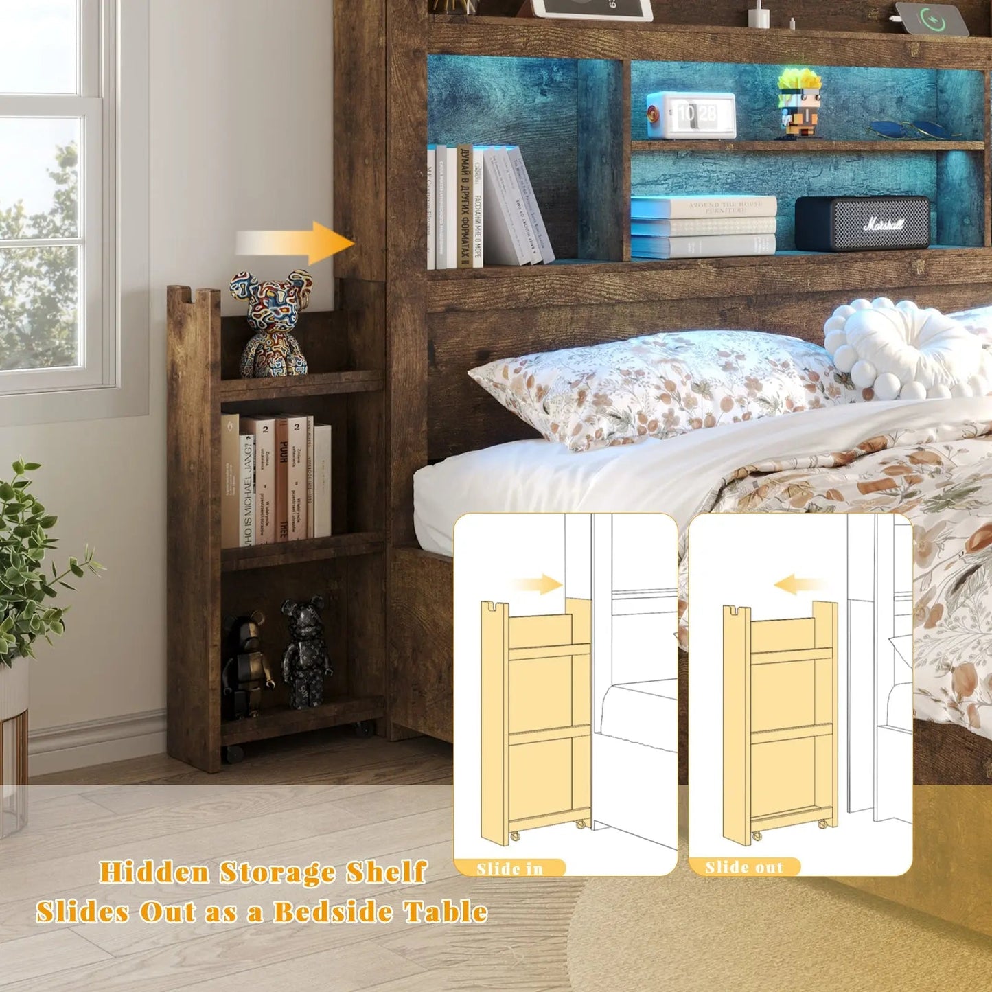Cael Storage Bed Frame