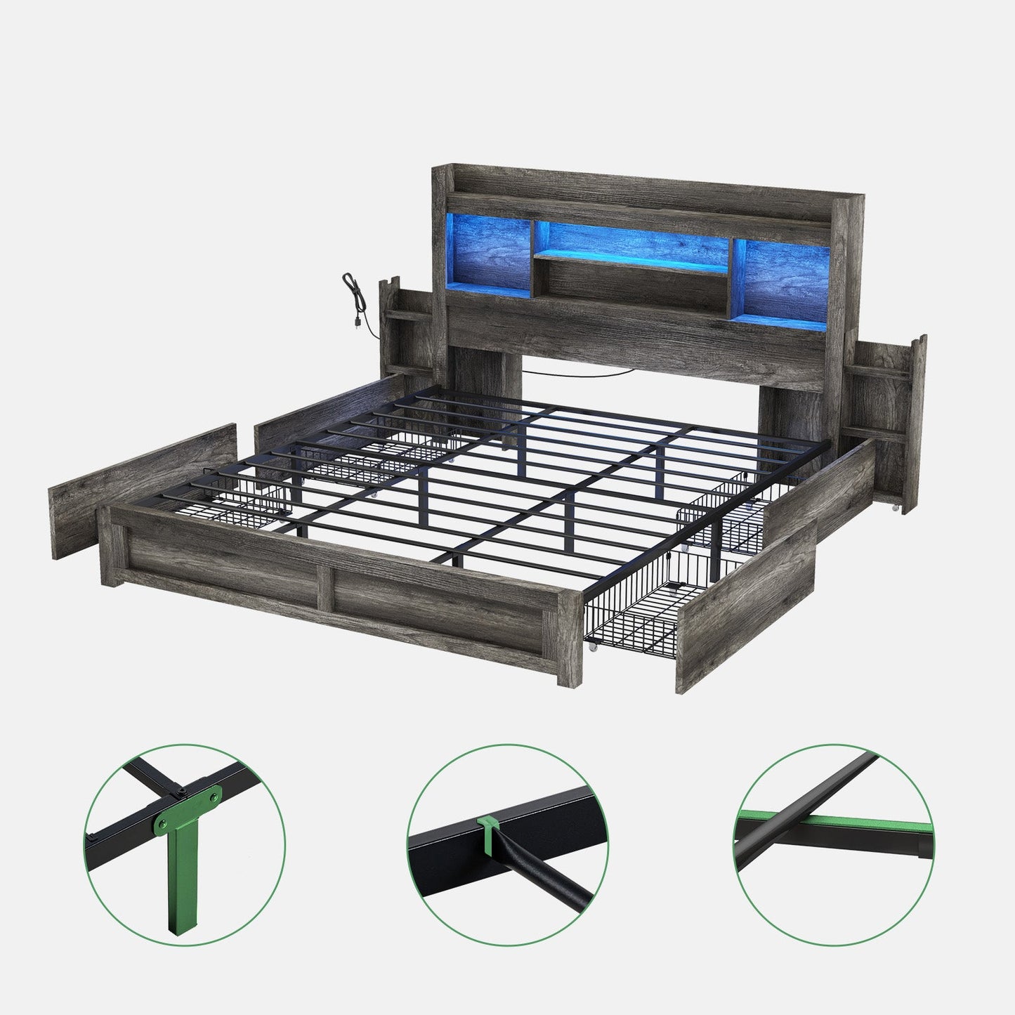 Cael Storage Bed Frame