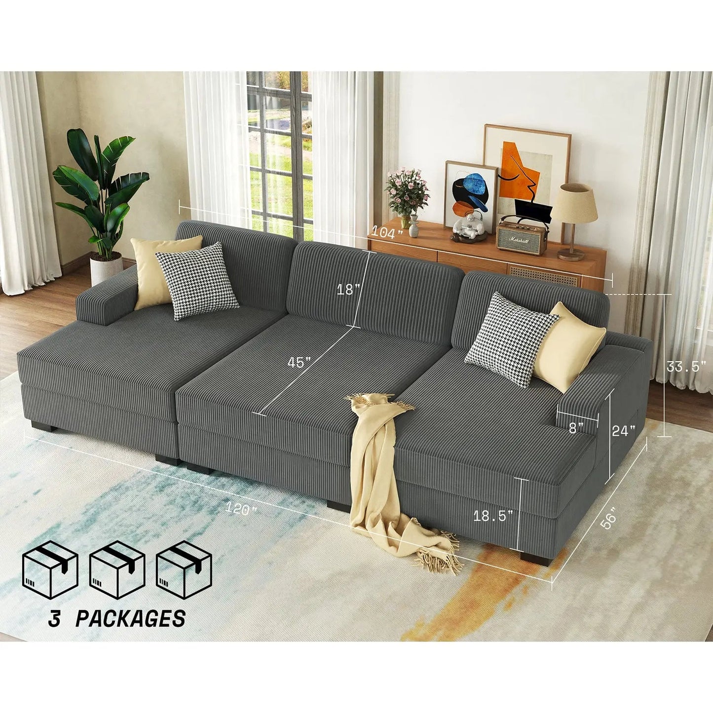 Chunk Oversized Sofa