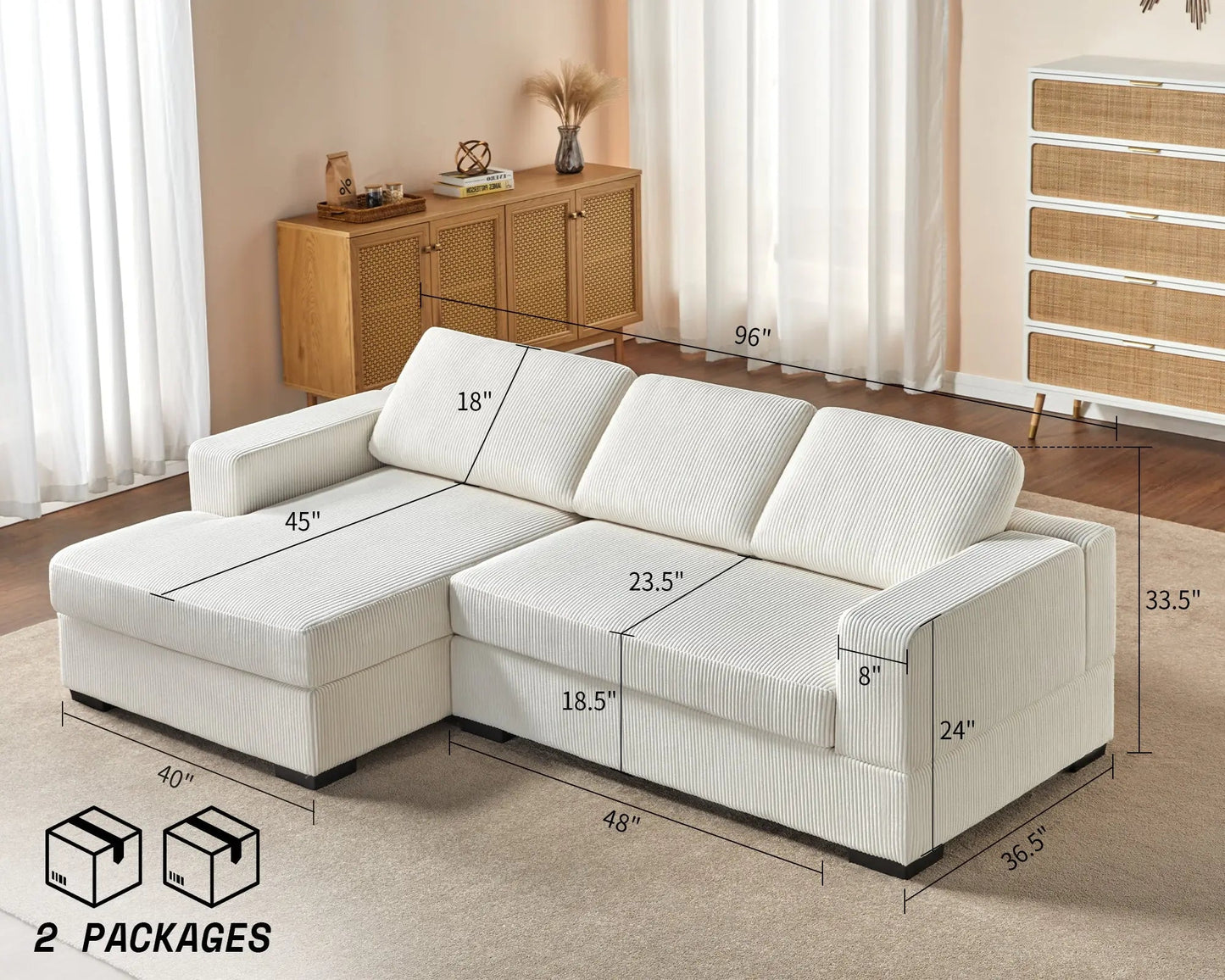 Chunk Oversized Sofa
