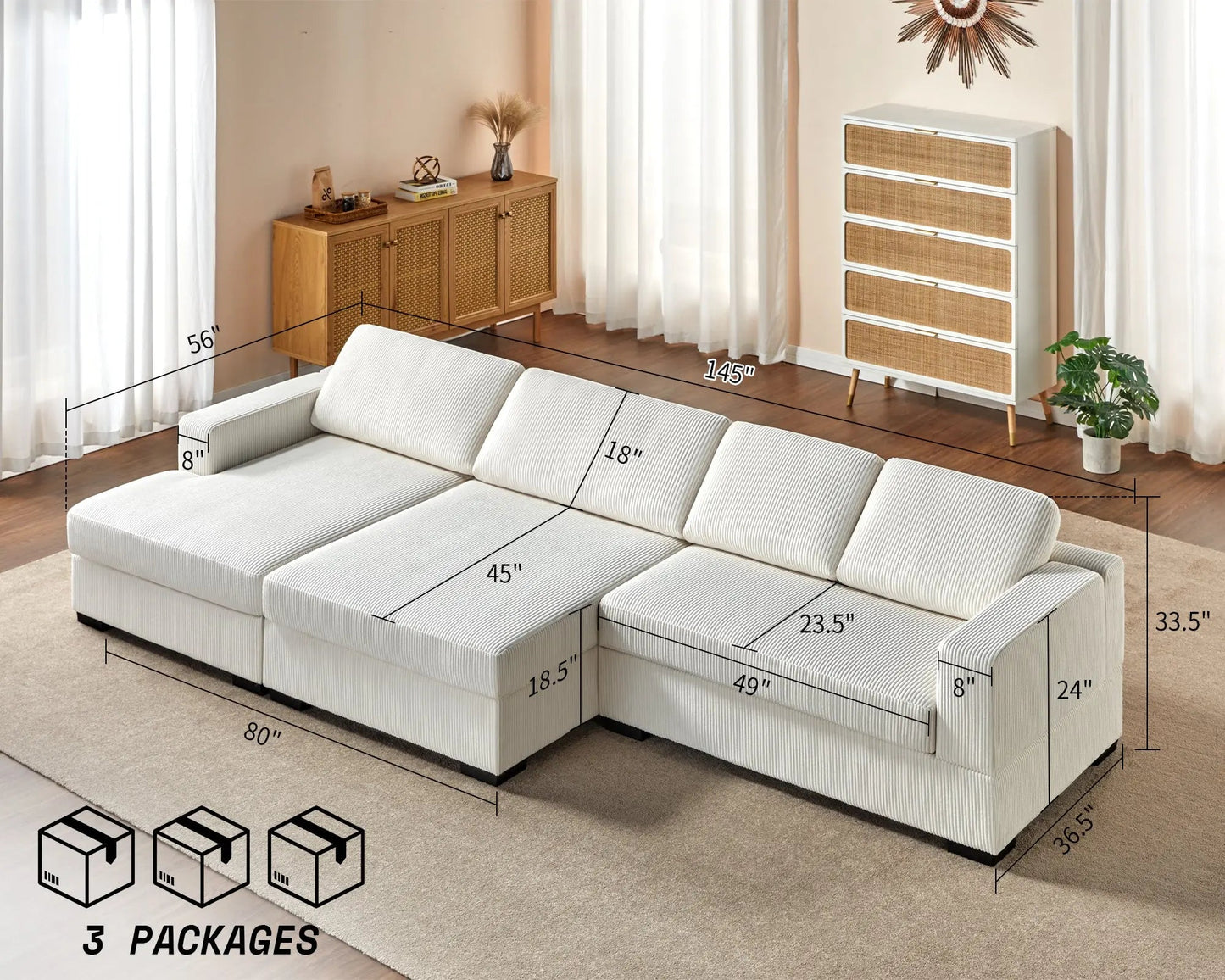 Chunk Oversized Sofa