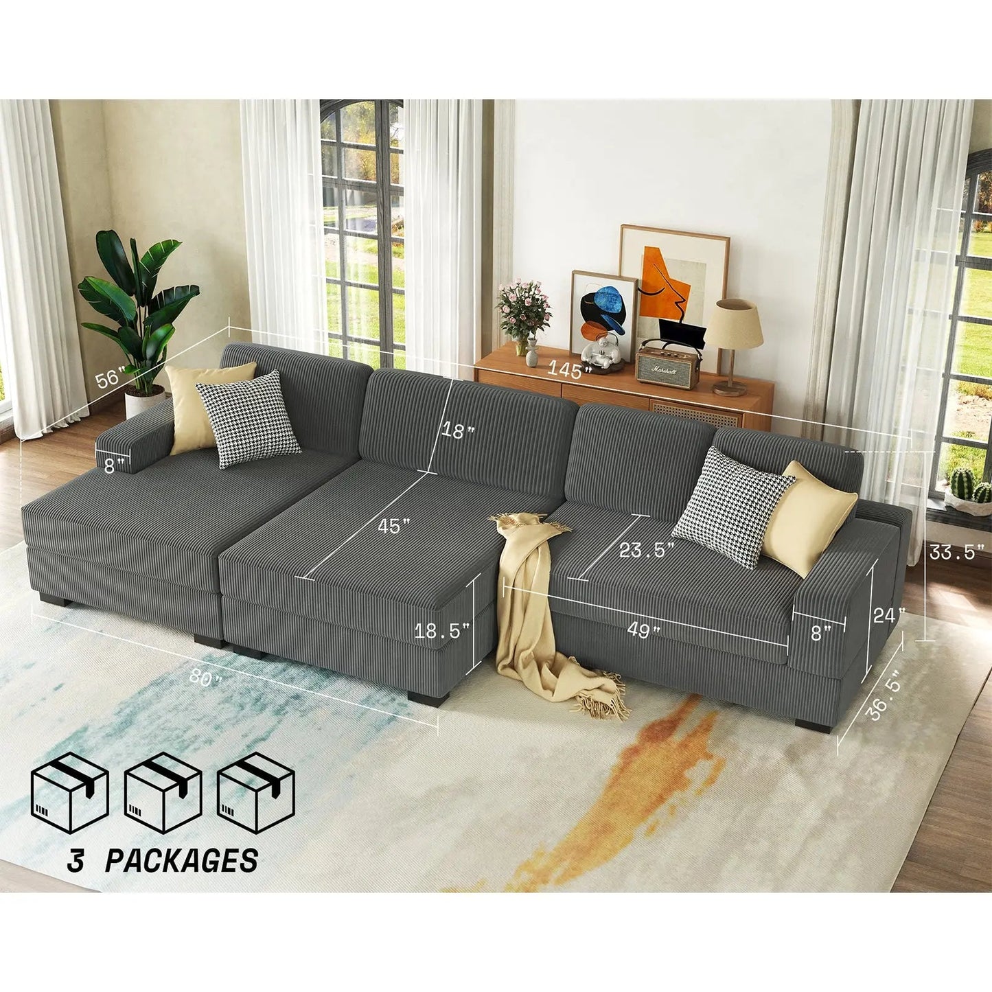 Chunk Oversized Sofa