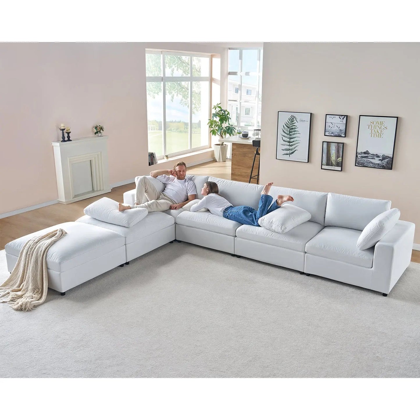 Montauk Down Filled Sectional Sofa