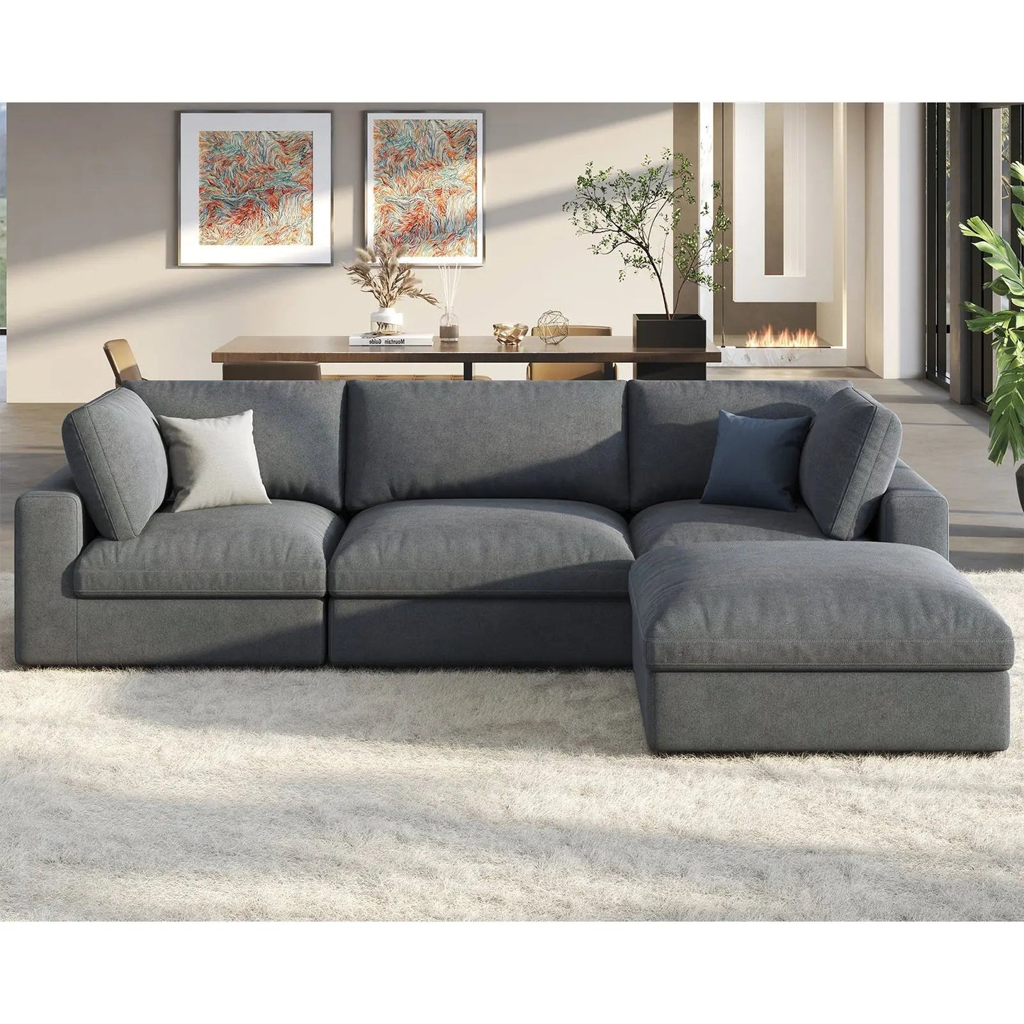 Montauk Down Filled Sectional Sofa