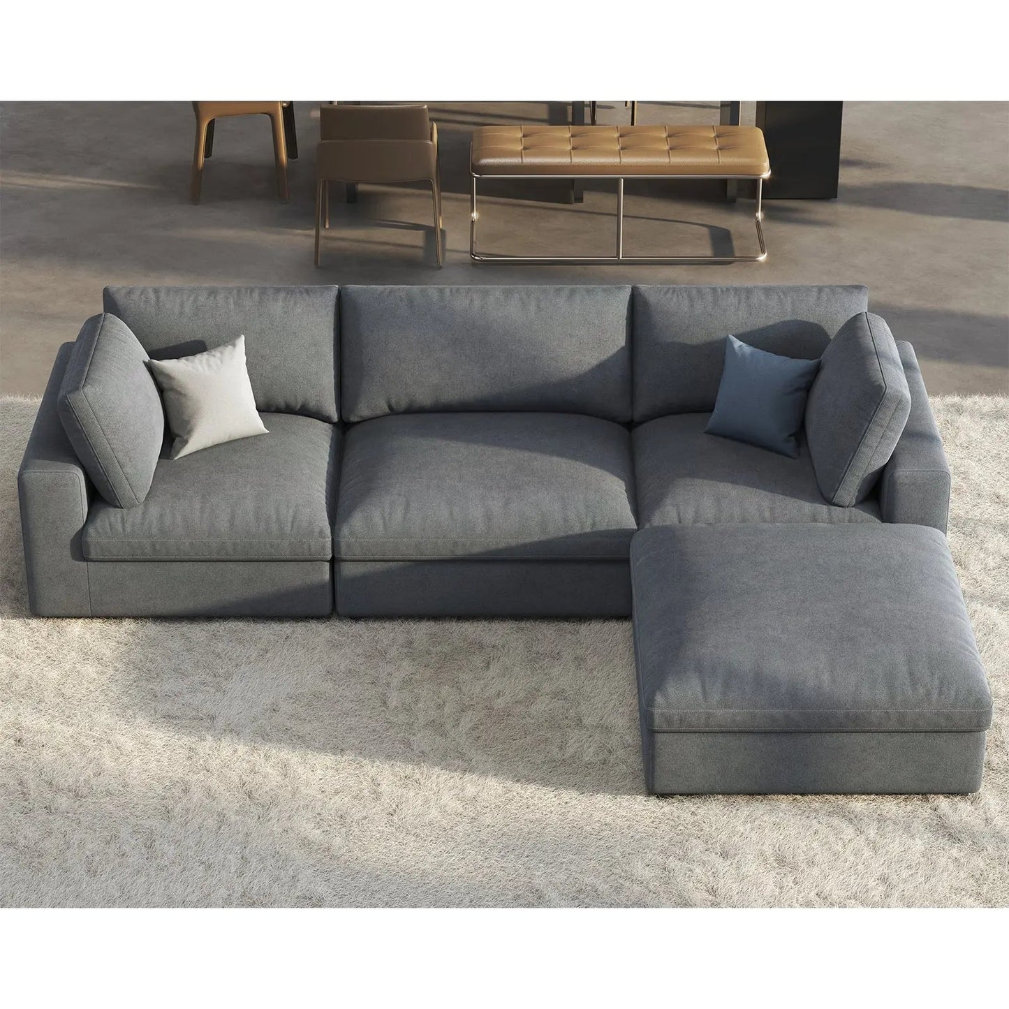 Montauk Down Filled Sectional Sofa