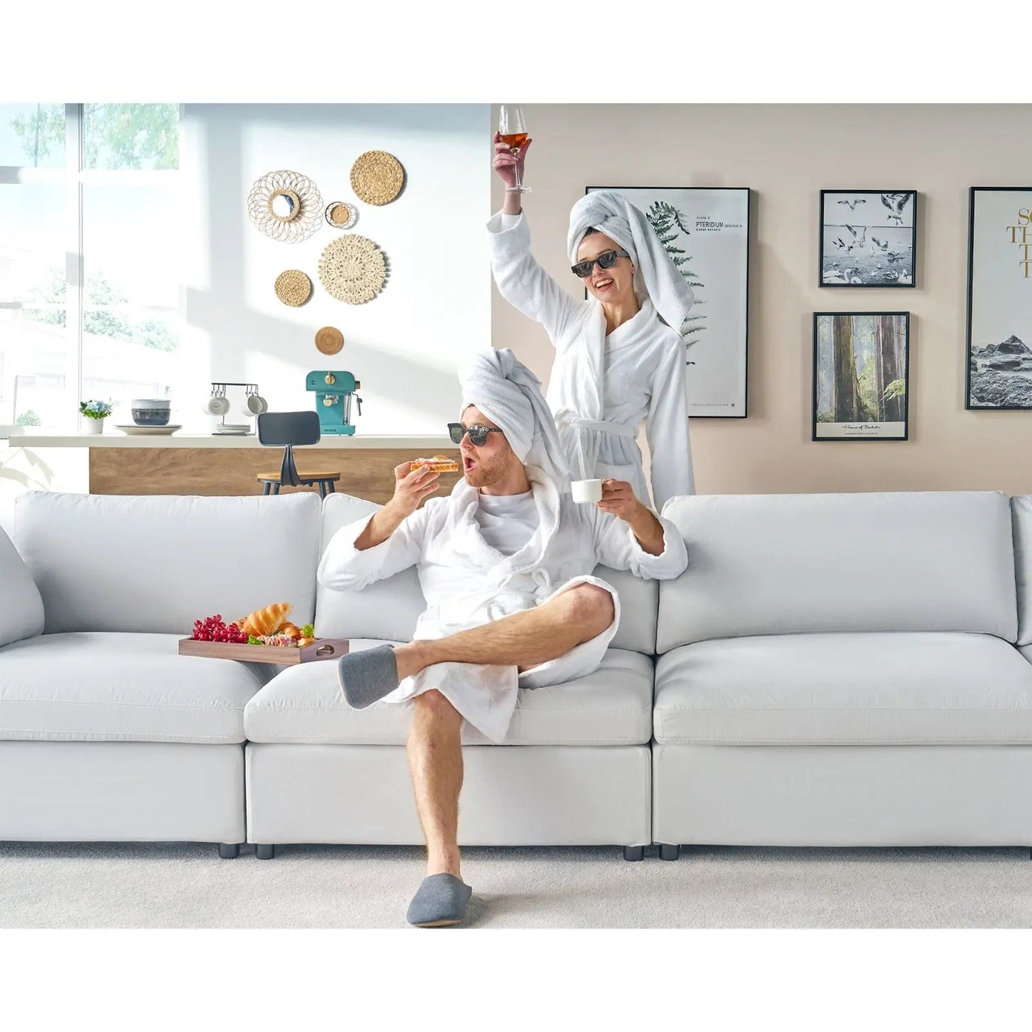 Montauk Down Filled Sectional Sofa