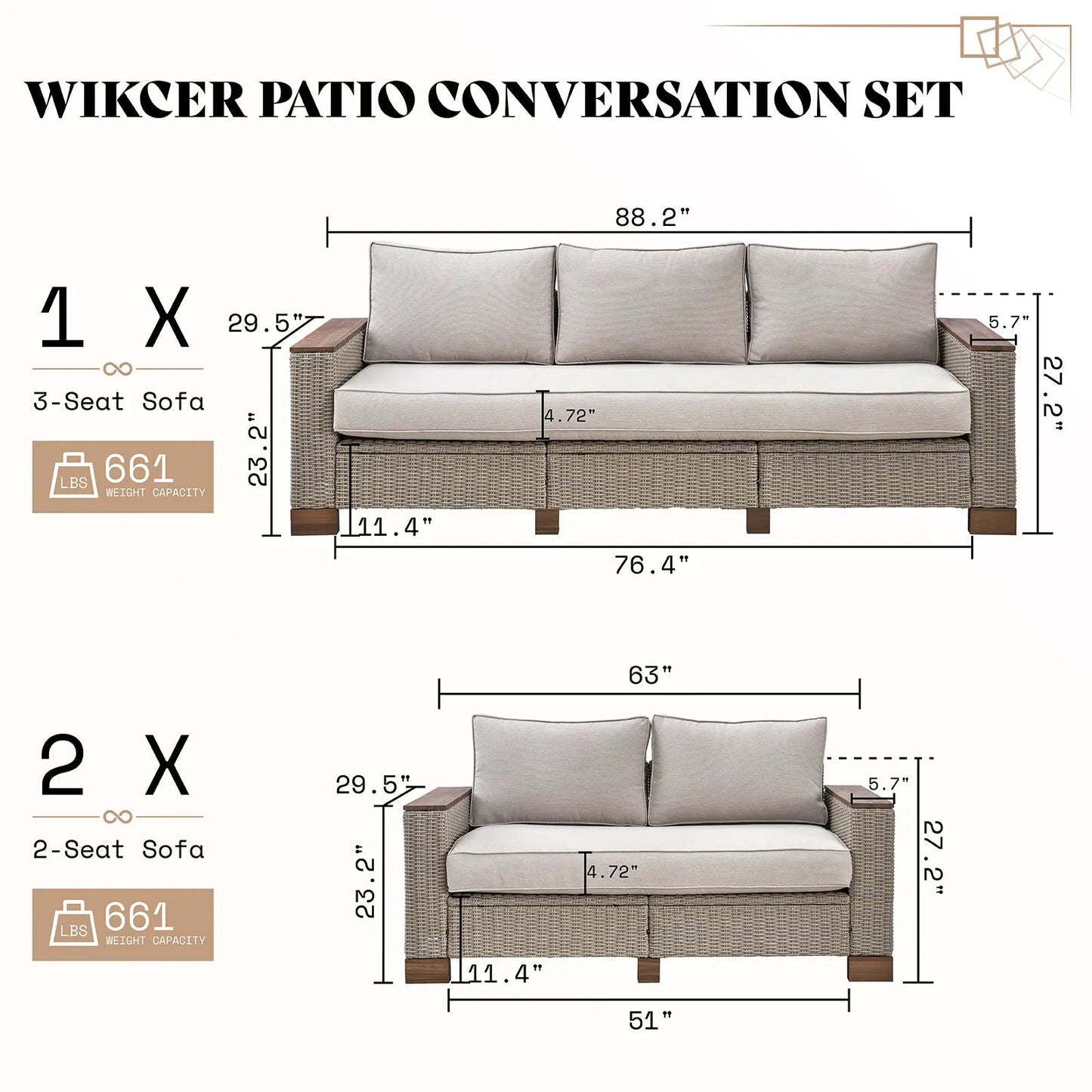 Parley Outdoor Sectional Set