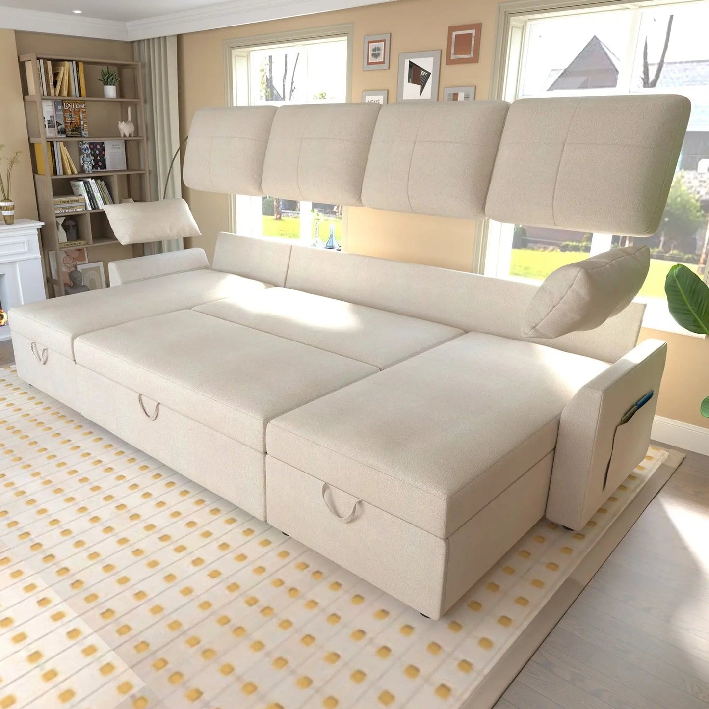 Easton 110" U-Shaped Sofa
