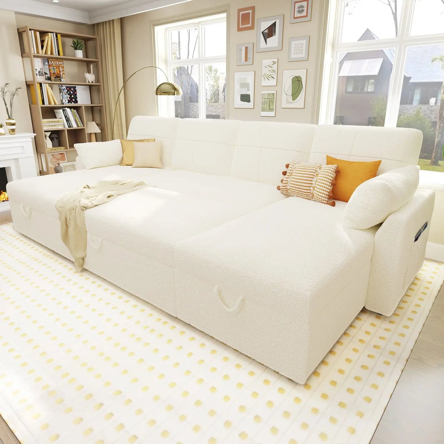 Easton 110" U-Shaped Sofa