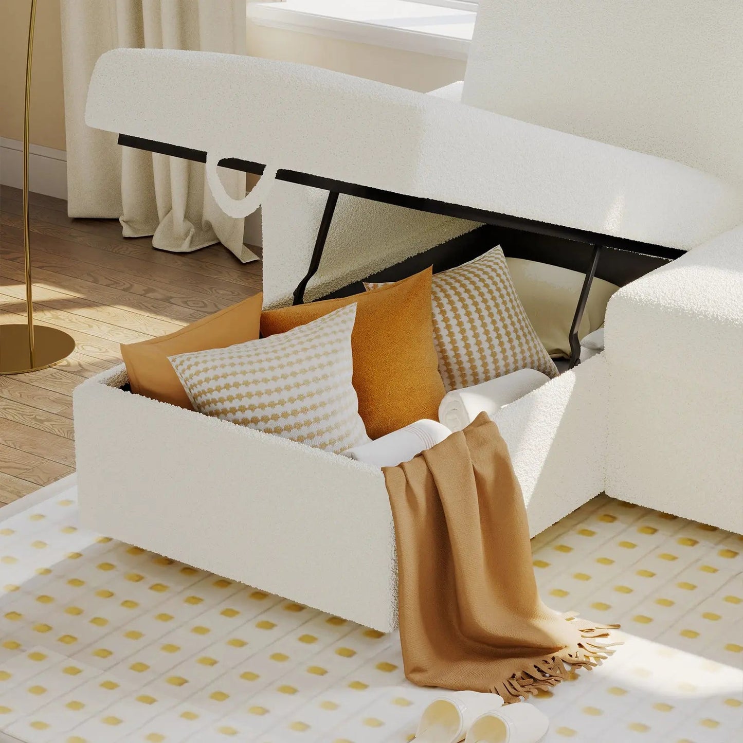 Easton 110" U-Shaped Sofa