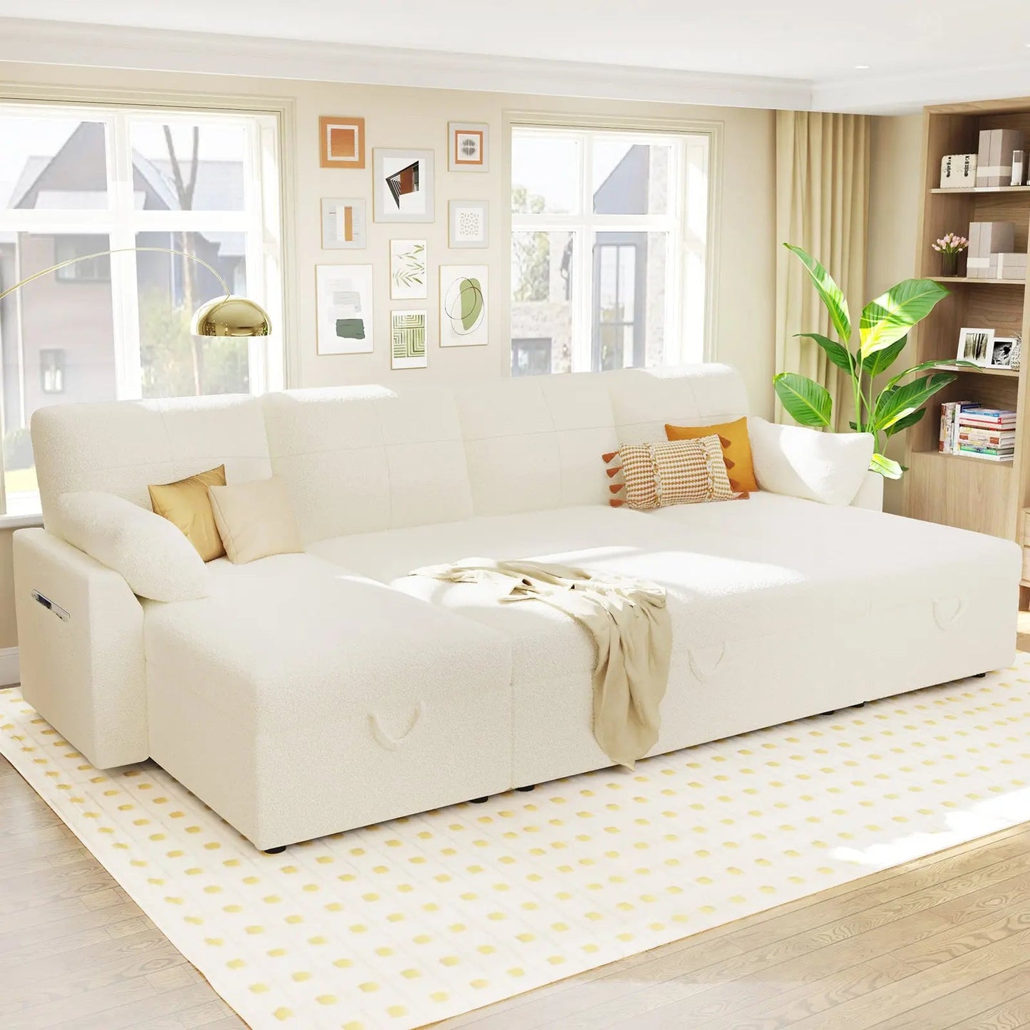 Easton 110" U-Shaped Sofa