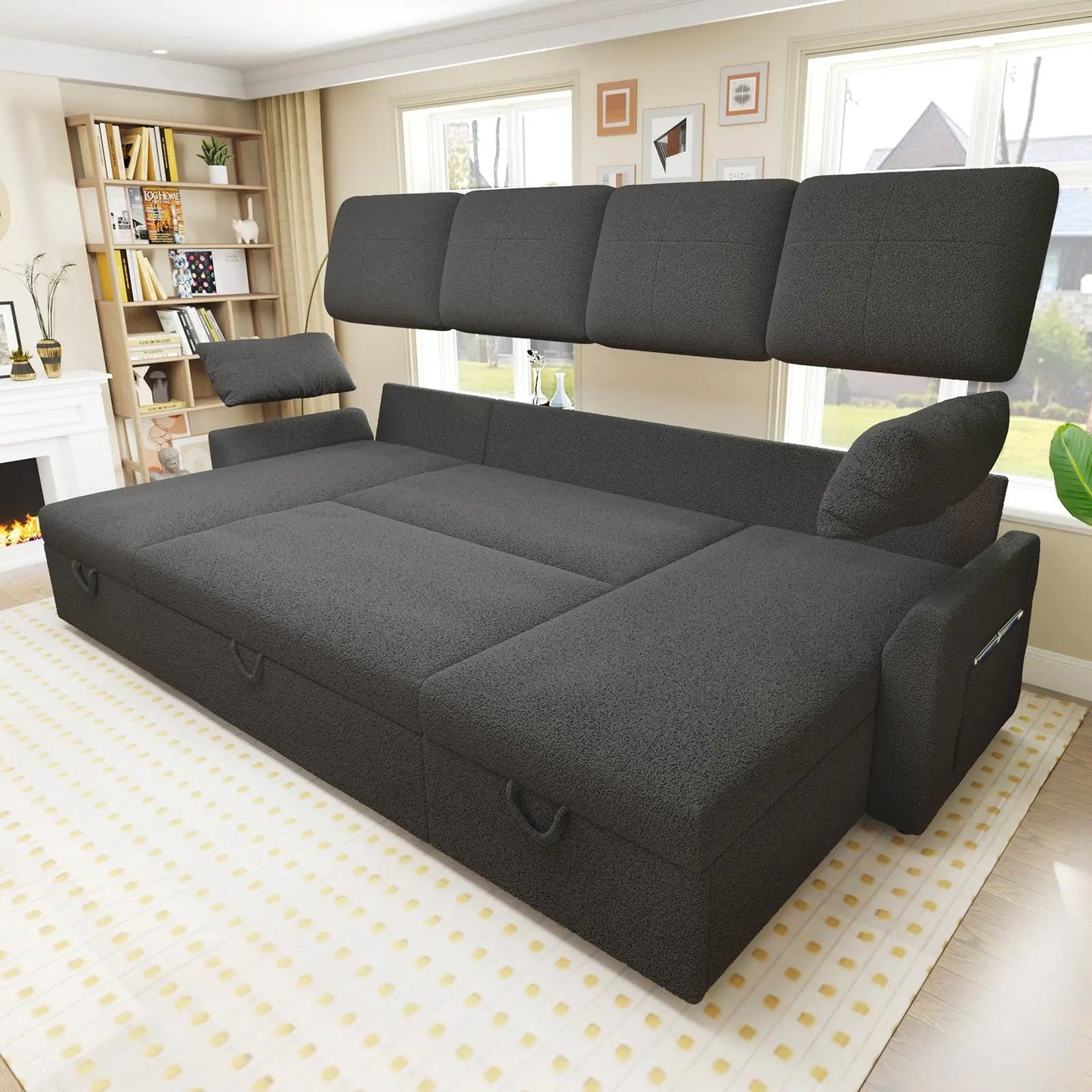 Easton 110" U-Shaped Sofa
