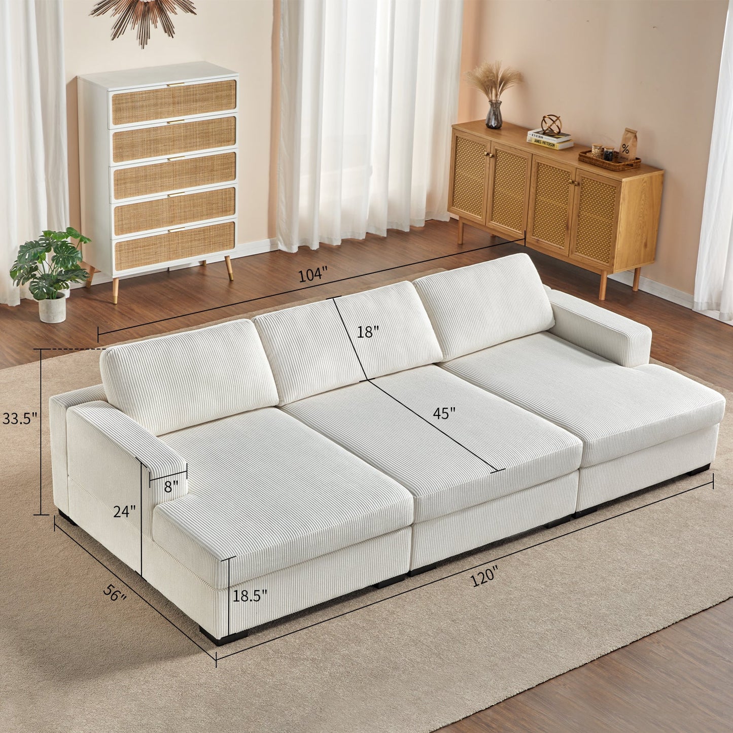 Chunk Oversized Sofa