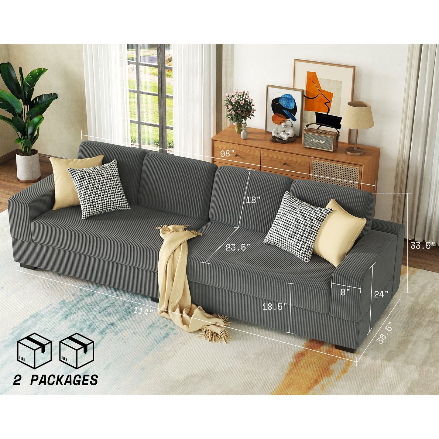 Chunk Oversized Sofa