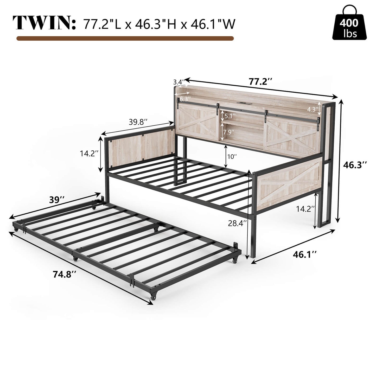 Harlow Twin Daybed