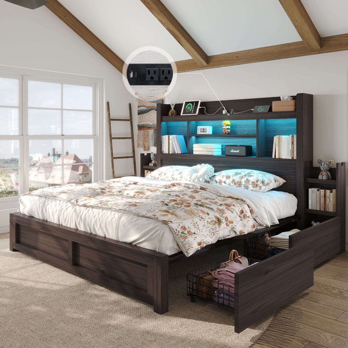 Cael Storage Bed Frame