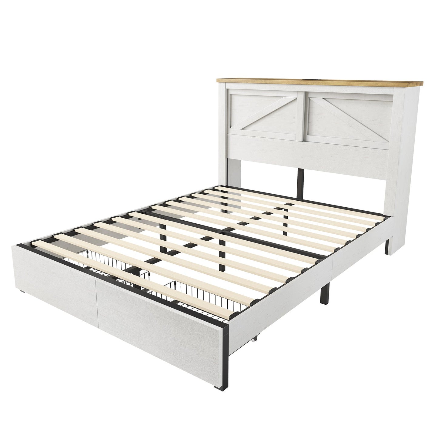 Huxley 47.2"H Storage Bed Frame