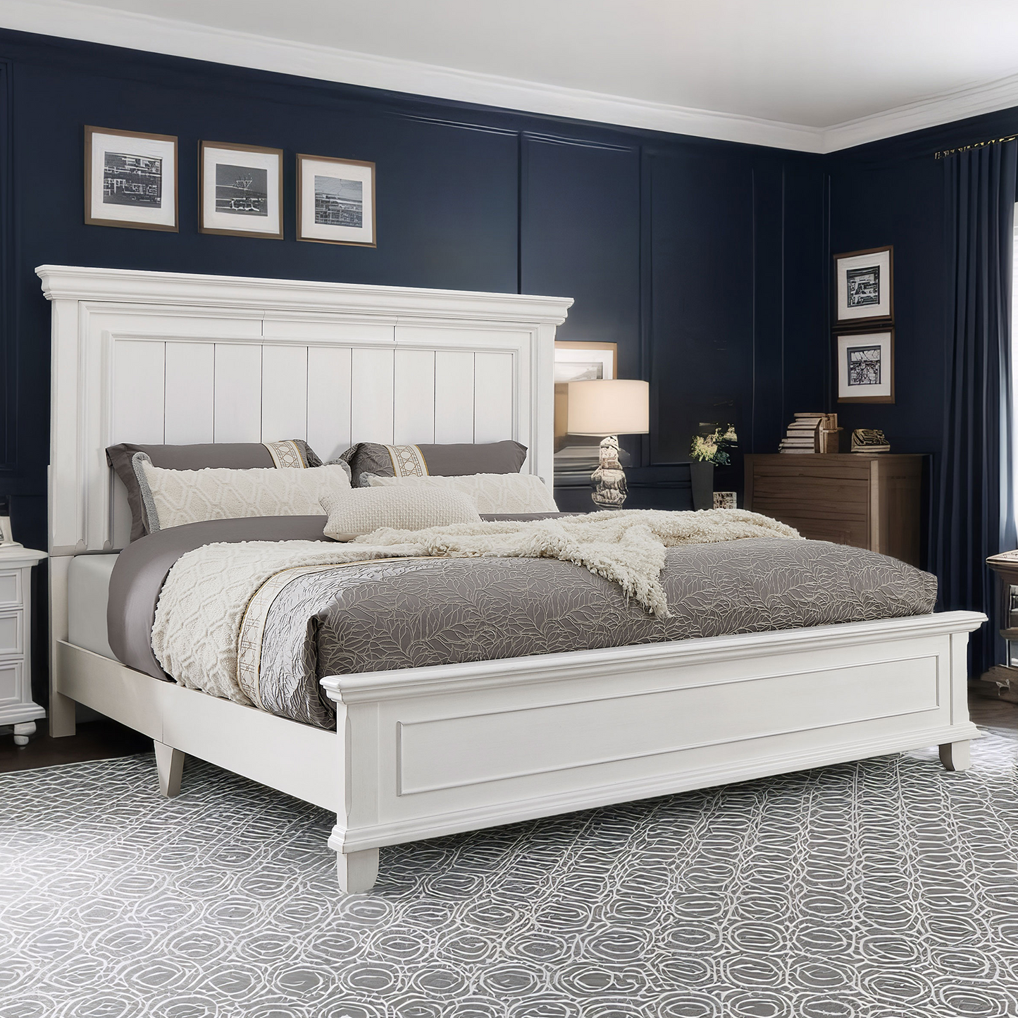 Darcy Solid Wood Bed Frame