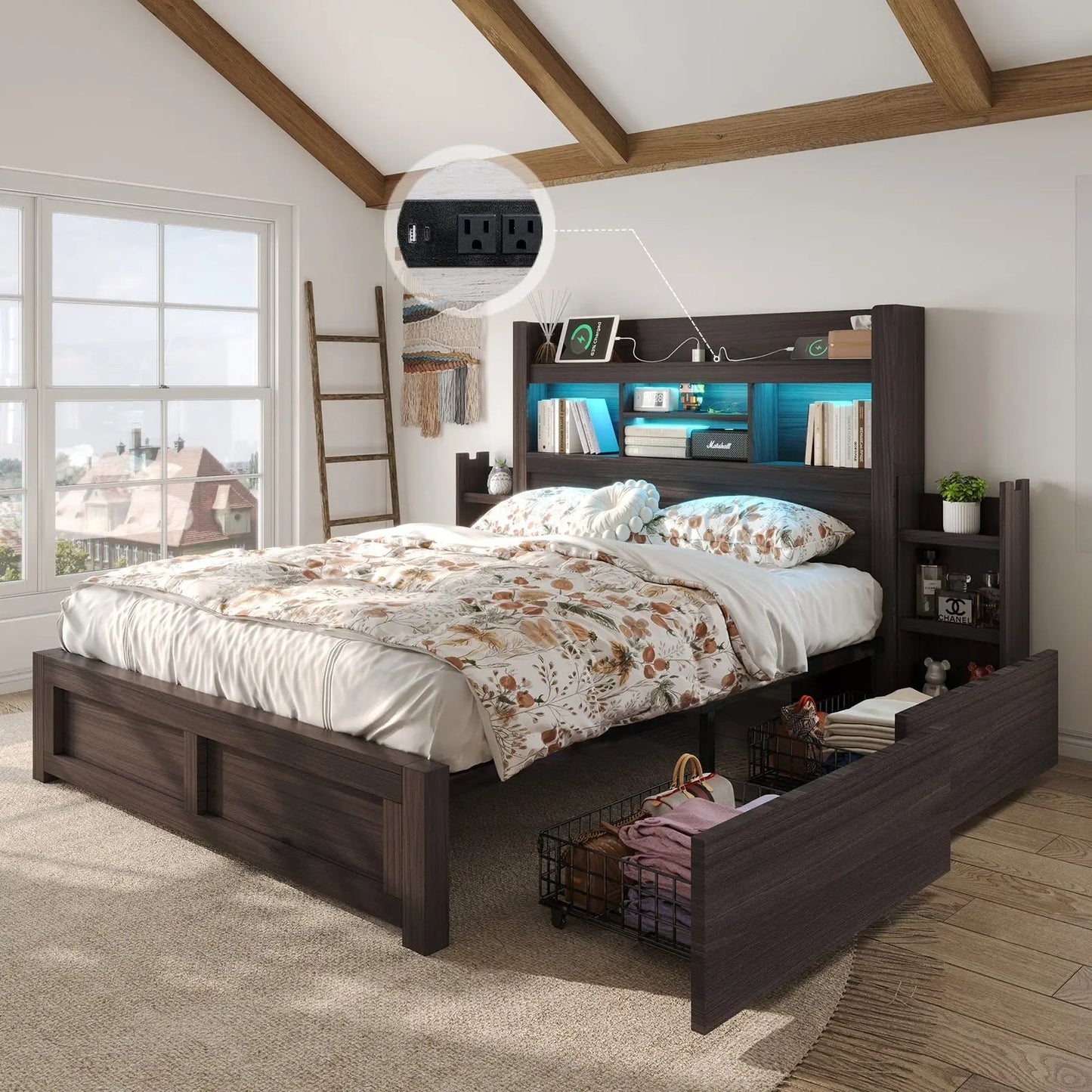 Cael Storage Bed Frame