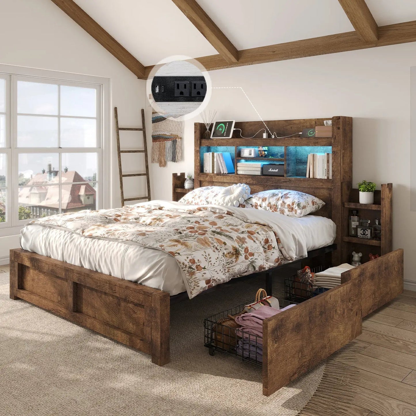 Cael Storage Bed Frame