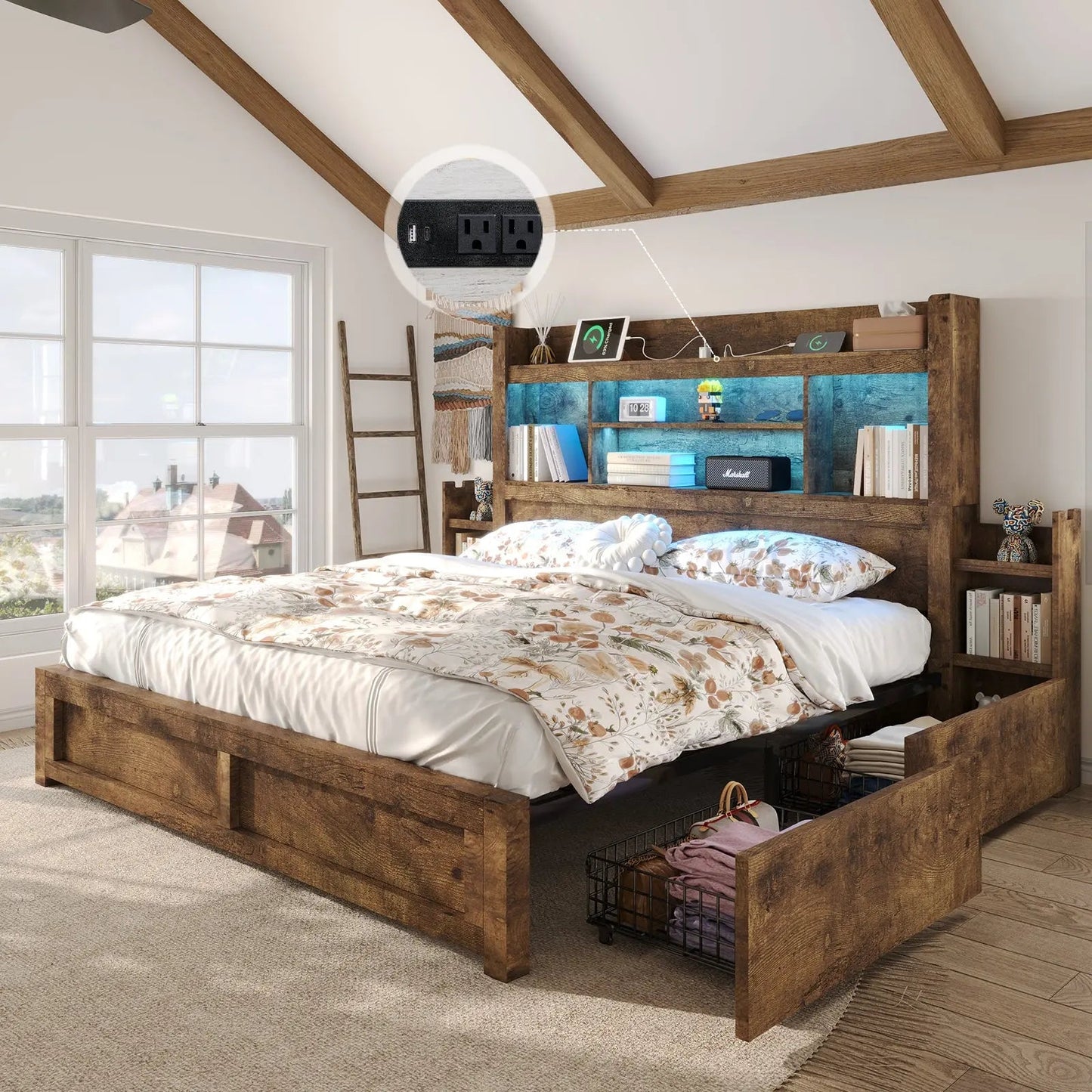 Cael Storage Bed Frame