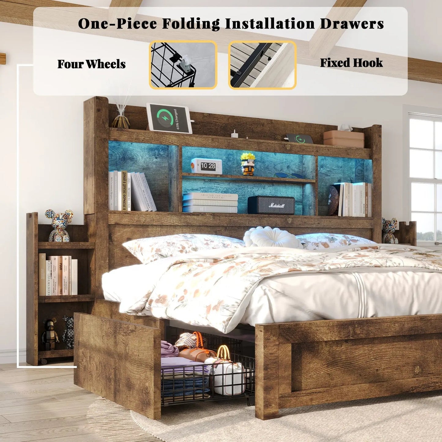 Cael Storage Bed Frame