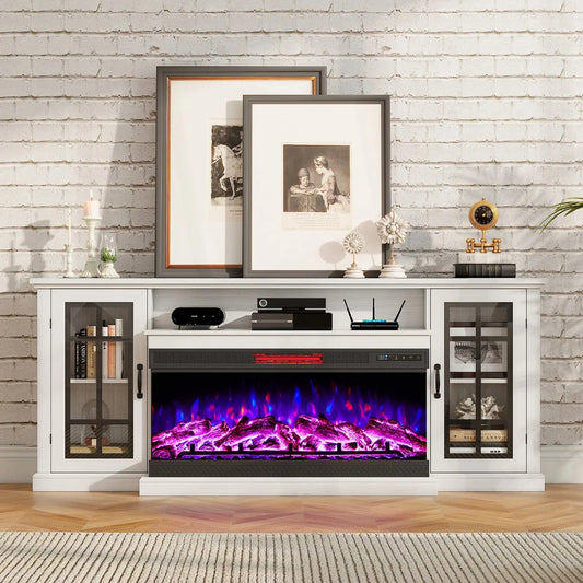 Panoply 75" Fireplace TV Stand