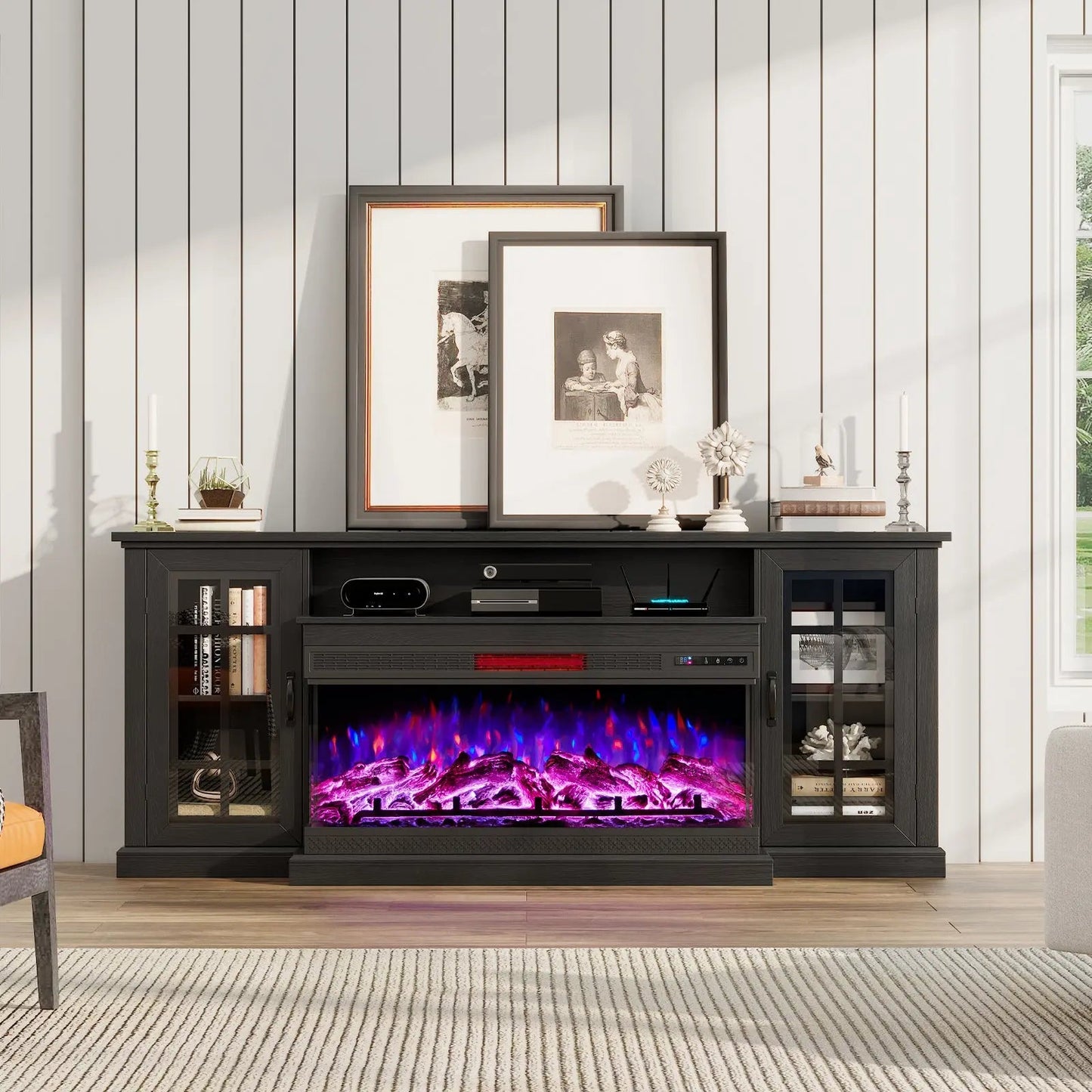 Panoply 75" Fireplace TV Stand