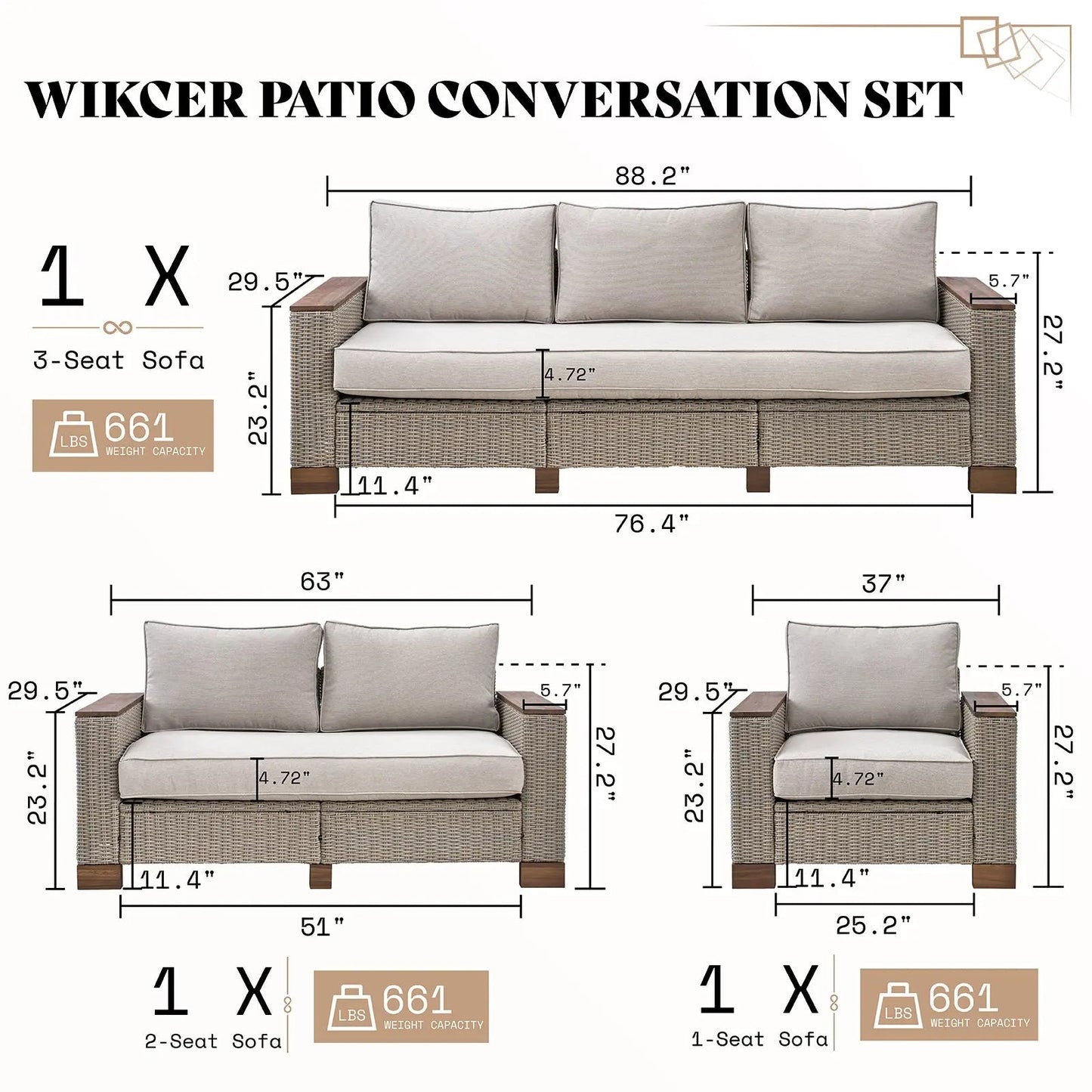 Parley Outdoor Sectional Set