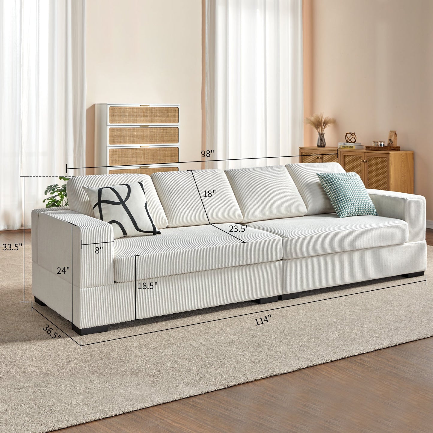 Chunk Oversized Sofa